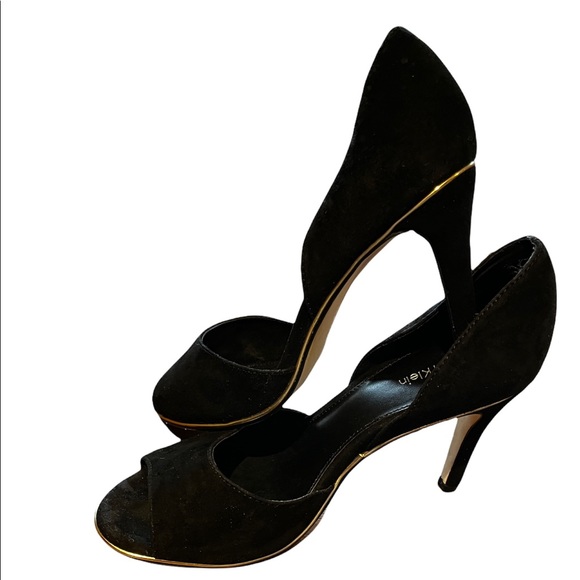Calvin Klein peep toe heels - Picture 3 of 6